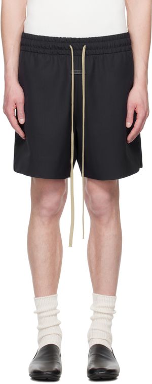 Fear of God Navy Wool Classic Shorts