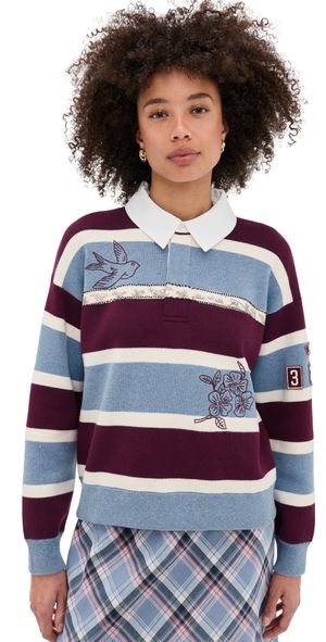 Sea Hester Solid Rugby Sweater Multi XS