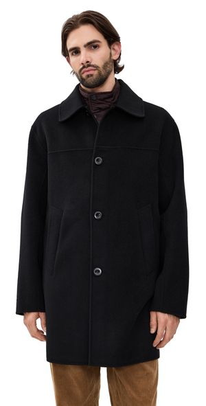 Alex Mill Jacob Wool Coat Black XL