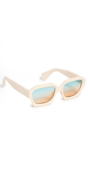 Wisdom Frame 8 Sunglasses Bone One Size