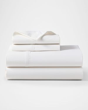 Organic 464 Percale Fitted Sheet, KING