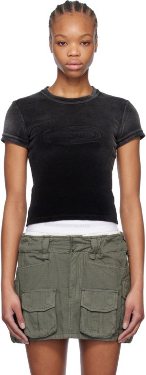 alexanderwang.t Black Faded Baby T-shirt