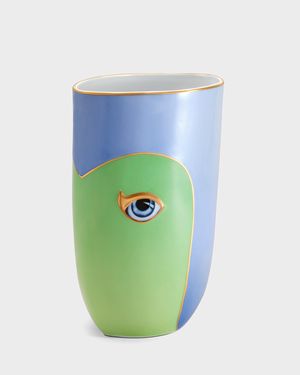 Lito Vase, Green Blue