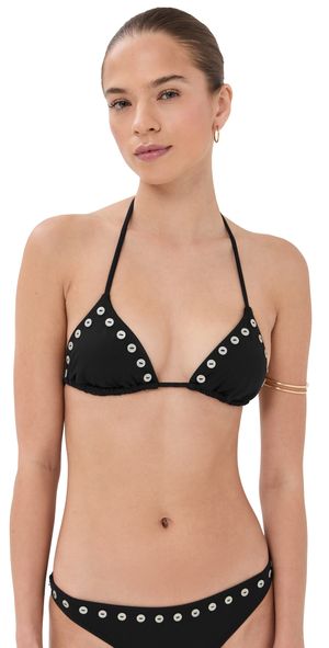 STAUD Lido Bikini Top Black XL