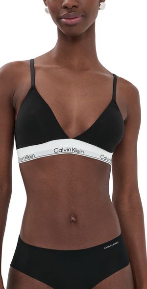 Calvin Klein Underwear Icon Cotton Lightly Lined Triangle Black L