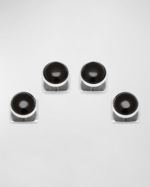 Men's Black Onyx Shirt Studs