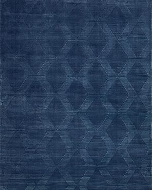 Brunello Hand-Loomed Navy Rug, 8' x 10'
