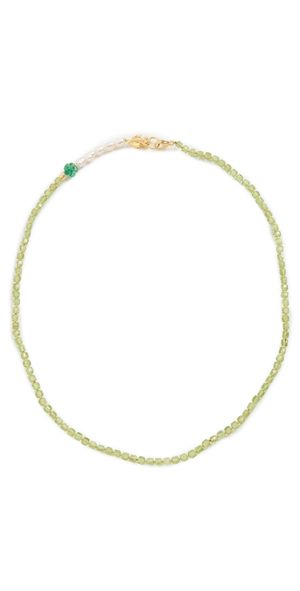Chan Luu Lottie Necklace Peridot Mix One Size