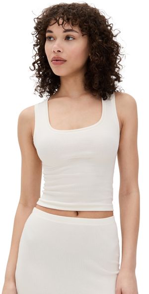 Éterne Square Neck Tank Cream XL