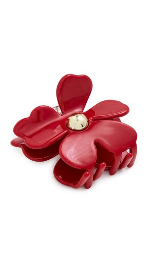 Lele Sadoughi Lily Claw Clip Scarlet One Size
