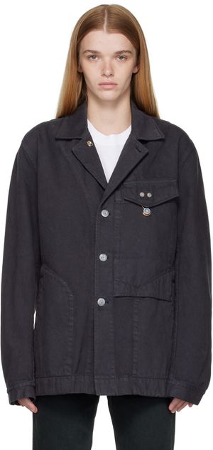 Objects IV Life Gray Workwear Blazer