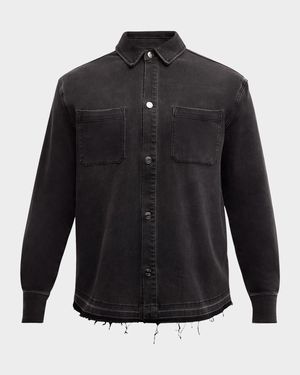 Men's Alex Graphic Denim Overshirt