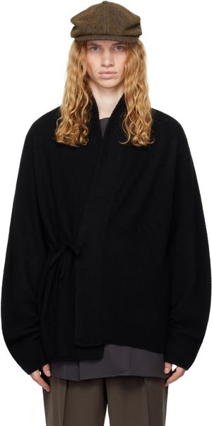 RAINMAKER KYOTO Black Dougi Knit Jacket