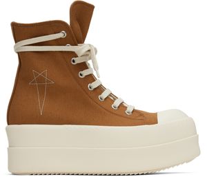 Rick Owens DRKSHDW Orange Hollywood Double Bumper Sneaks Sneakers
