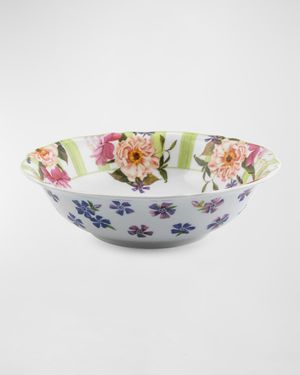 Wildflowers Serving Bowl, Green