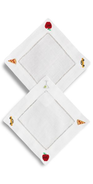 Abbode NYC Napkins White One Size