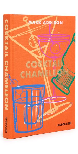 Assouline Cocktail Chameleon Book Orange One Size