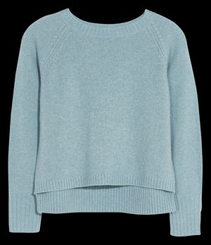 Bellerose - Pull col rond en laine mélangée - Taille 12A - Bleu