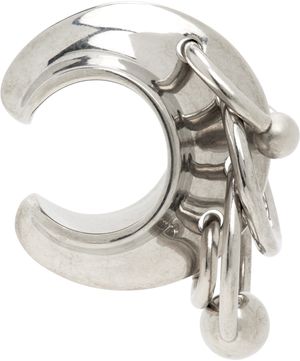 Jean Paul Gaultier Silver 'The Multi-Piercing' Ear Cuff
