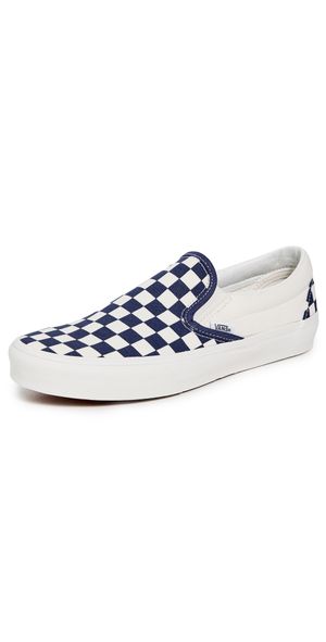 Vans Classic Slip On Sneakers Checkerboard Deep Twilight M 9/ W 10.5