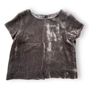 Bonpoint - Seconde Main - T-shirt enfant gris - 8 ans - Taille 8A - Gris