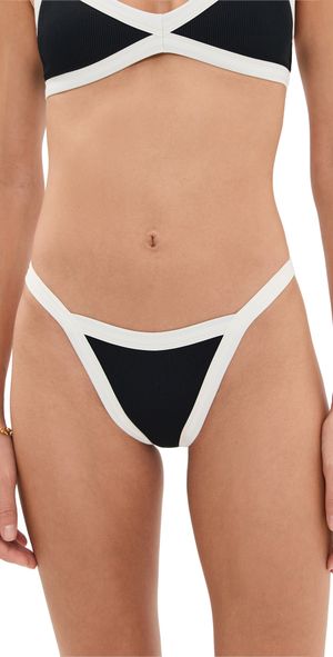 LSPACE Mackenzie Bottoms Black/Cream L