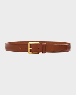 Minimal Leather Belt