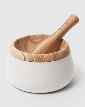 Millenari Olive Wood Mortar