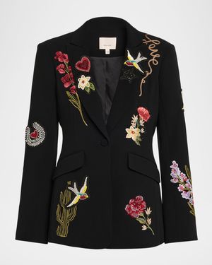 Cheyenne Embroidered Western Amour Blazer