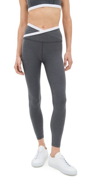 Beyond Yoga Spacedye Outlines High Waisted Midi Leggings True Grey Heather/Cloud White XL