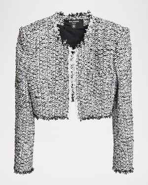Cropped Tweed Jacket