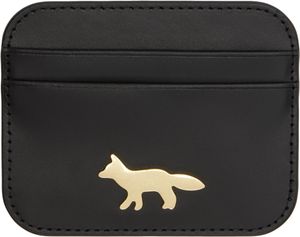 Maison Kitsuné Black Edie Card Holder