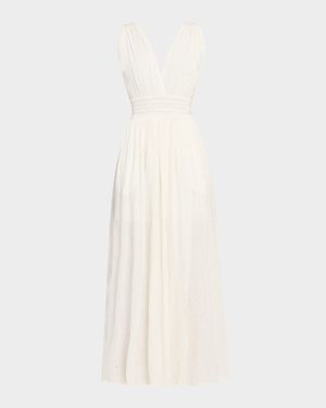 Opal Sleeveless V-Neck Maxi Dress