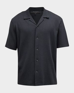Men's Avery Seersucker Camp Shirt