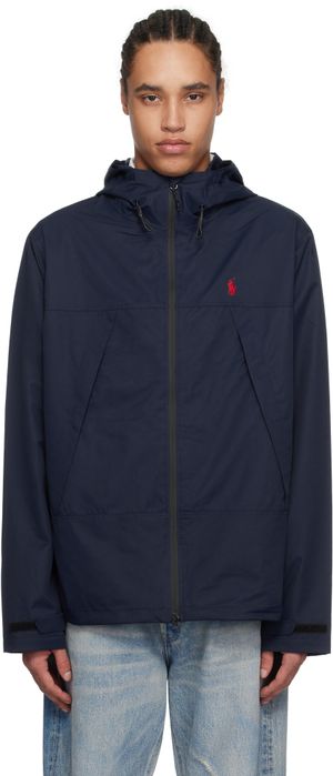 Polo Ralph Lauren Navy Lightweight Hooded Jacket