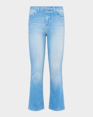 Tati High-Rise Crop Micro Bootcut Jeans
