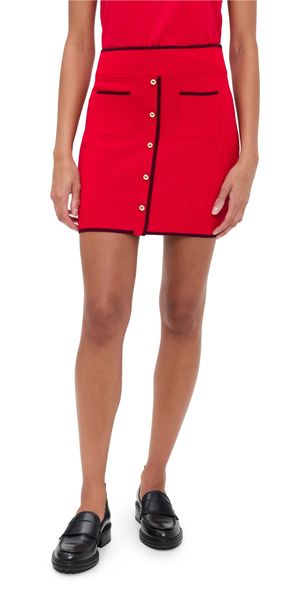 LE BOP Diana Knit Skirt Navy S