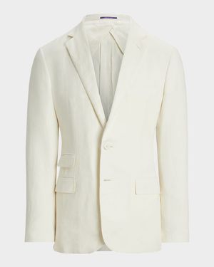 Men's Kent Hand-Tailored Silk-Linen Jacket