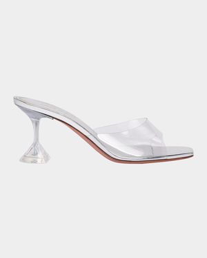 Lupita Transparent Mule Sandals