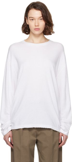 The Row White Kabira Top