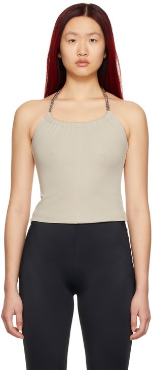 1017 ALYX 9SM Débardeur beige à chaîne