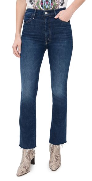 MOTHER The Hustler Flood Fray Jeans Kicks And Riffs 25