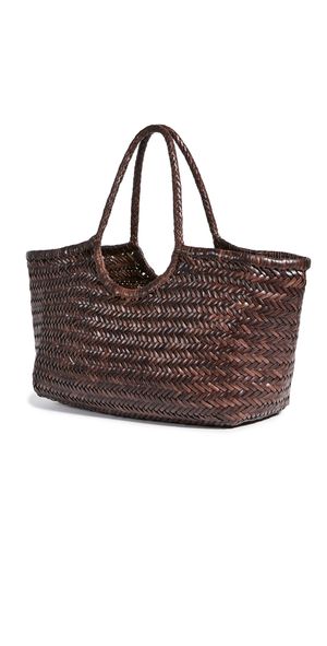 DRAGON DIFFUSION Nantucket Basket Bag Dark Brown One Size