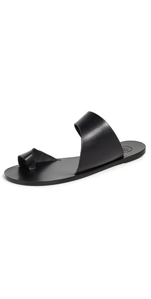 ATP Atelier Centola Black Vacchetta Sandals Black Vacchetta 36