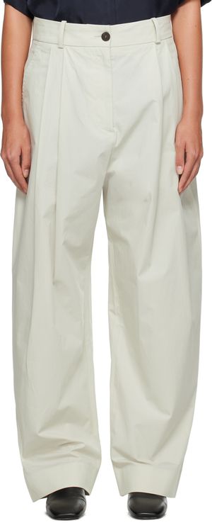 Studio Nicholson Off-White Acuna Trousers