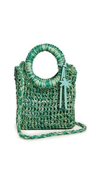 Manebi Net Crossbody Bag Emerald Melange One Size