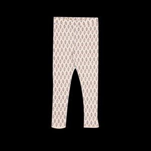 The New Society - Legging côtelé en coton imprimé - Taille 8A - Rose