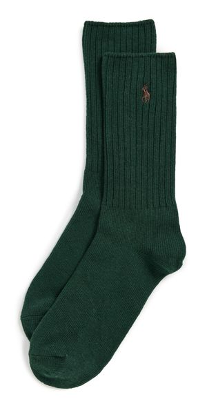 Polo Ralph Lauren Cotton Rib Crew Socks Dhunh 10-13