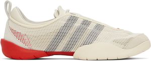 Y-3 Off-White & Red Regu Sneakers