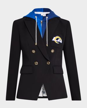 Veronica Beard x NFL Dickey Jacket, Los Angeles Rams